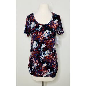 NWT LuLaRoe Classic T Paesly Short Sleeve Multicolor Soft T Shirt Sz S